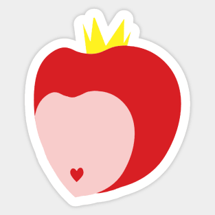 Queen of hearts Sticker